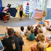 Teatrzyk AJ PROJECT przedstawienie pt."Wyspa skarbów"